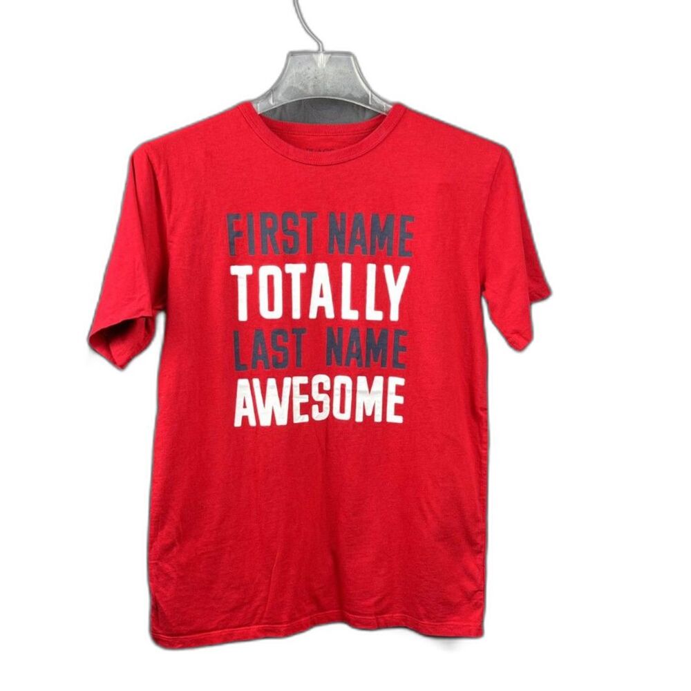 Childrens Place "First Name Totally Last Name Awesome" Summer School SZ XXL:NWOT